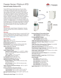 Thumbnail of document Data Sheet - A/1K-LTS-4X-30-NIST RTD Freezer Series